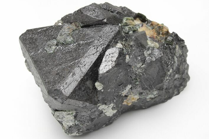 Octahedral Magnetite Crystal Cluster - Russia #209393